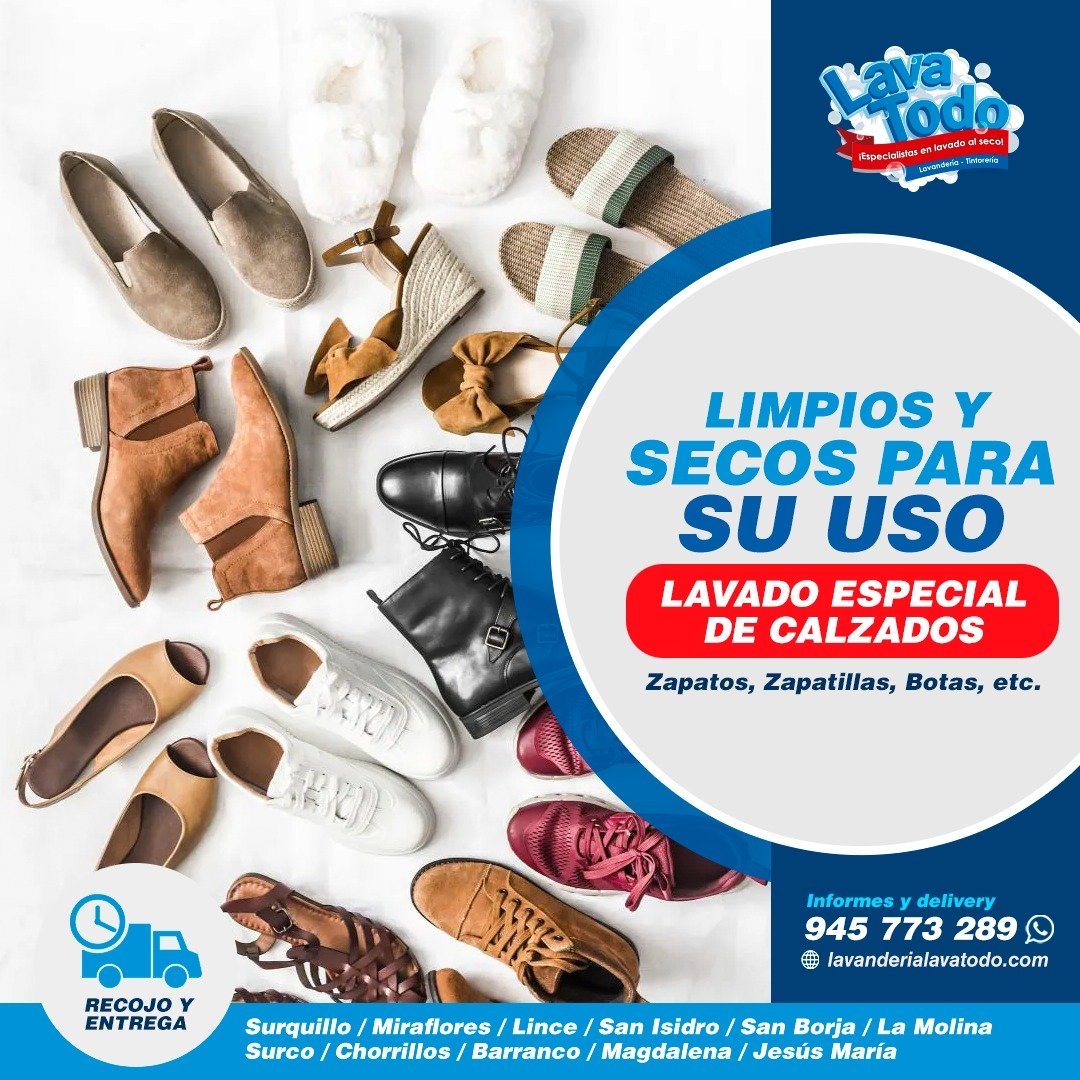 Lavanderia Zapatos Zapatillas Peru Lima