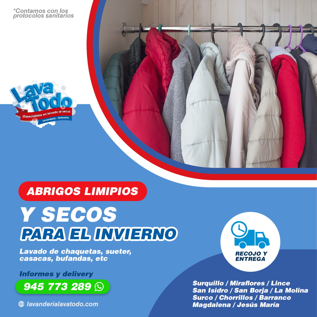 Lavanderia Lima ABRIGOS